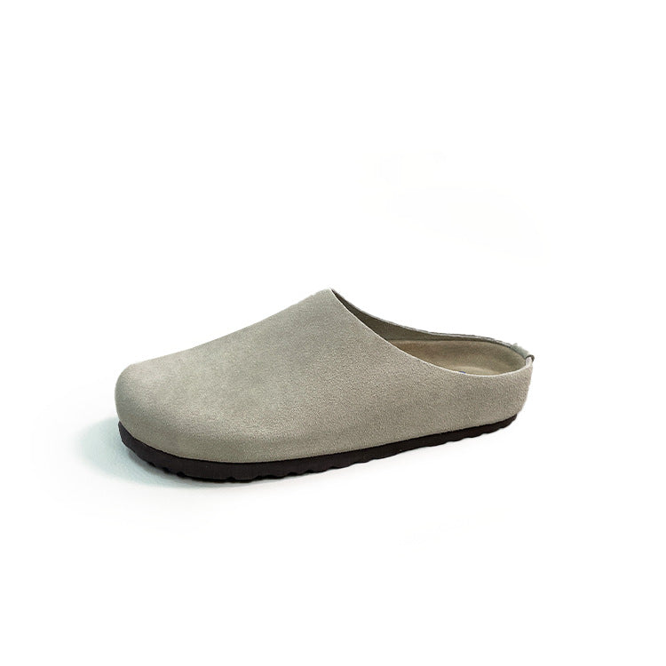Women's Outer Wear Genuine Cork Arch Support Thick-soles Slippers