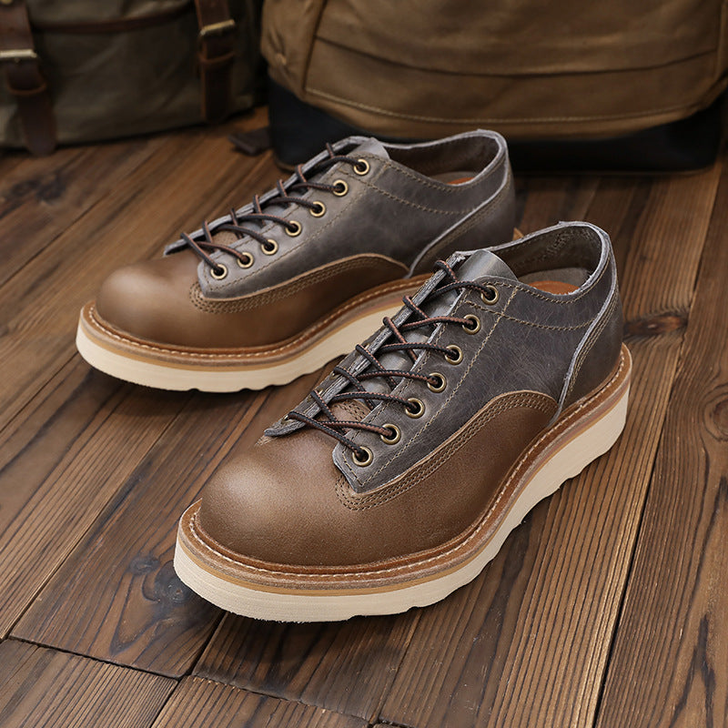 Men's Spring British Wild Stylish Korean Low-cut Boots