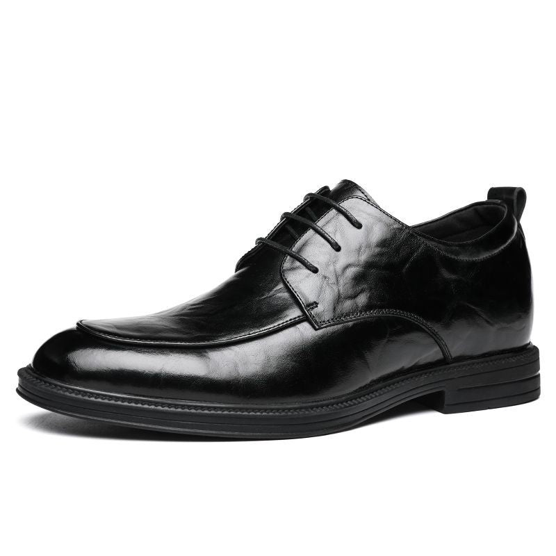 Men's Business Genuine Breathable British Style Derby Leather Shoes