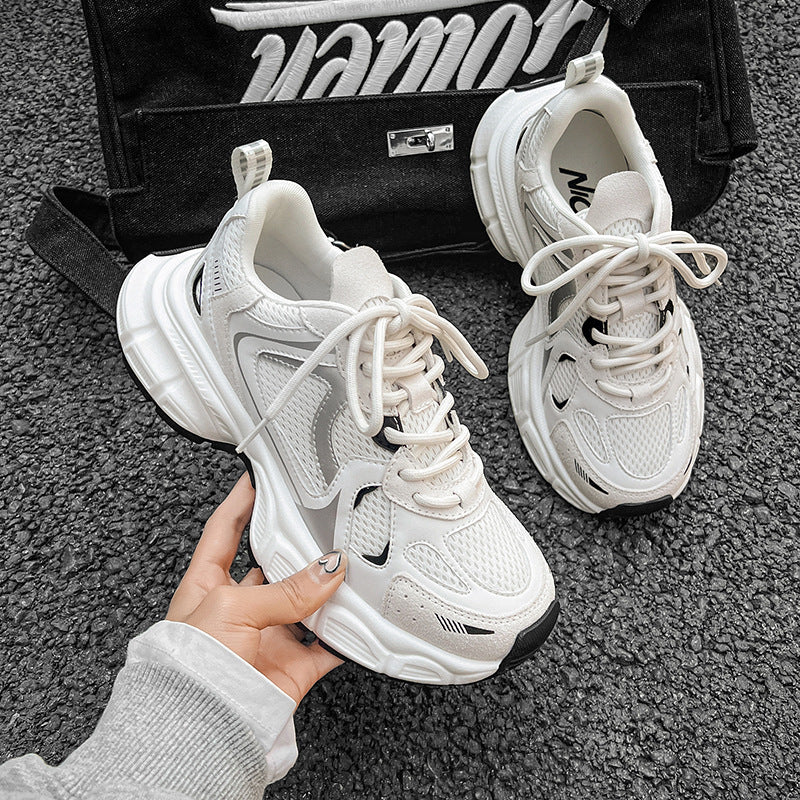 Women's Dad Thick Bottom Elevator Wild Fried Street Women's Sports Shoes