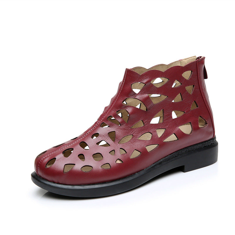 Women's Flat Small Size Plus Roman Style Heels