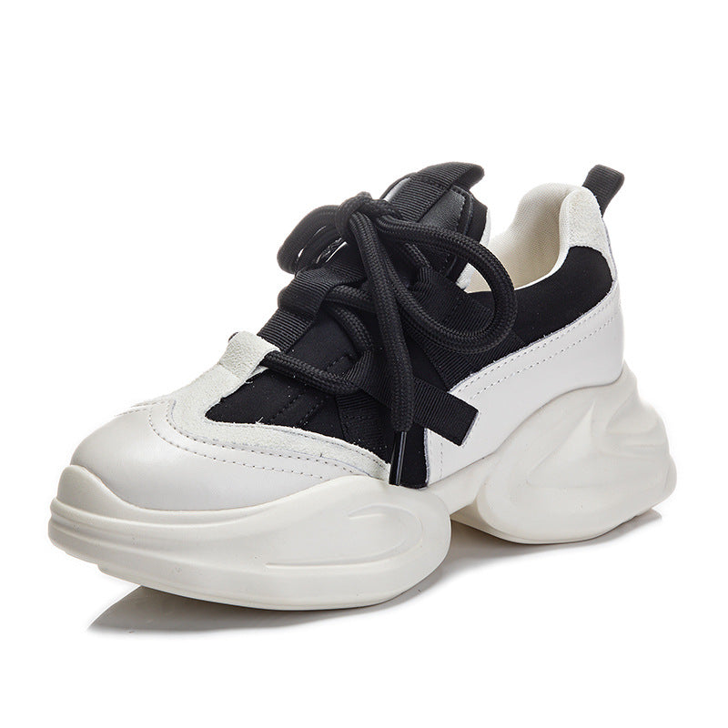 Women's Genuine Elevator Platform Dad Trendy Autumn Women's Casual Shoes