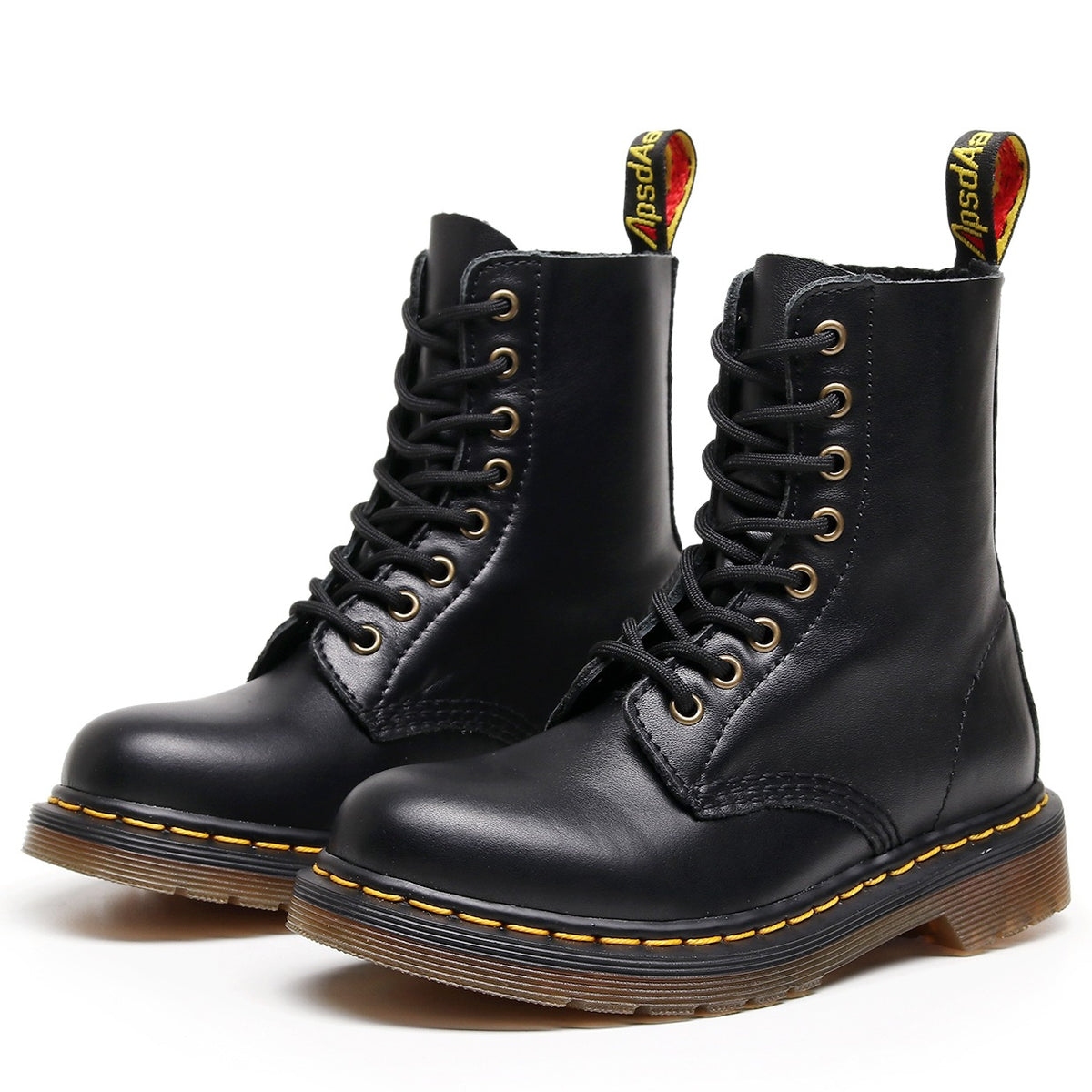 Women's & Men's Motorcycle Classic Soft British Style Ankle Round Toe Boots
