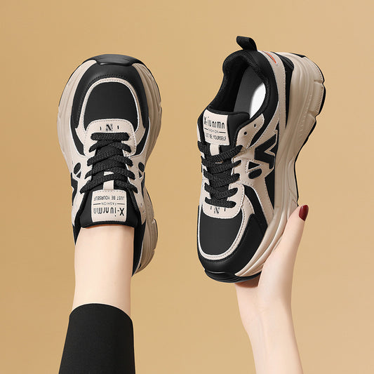 Women's Rabbit Platform Dad Leisure Travel Sports Casual Shoes