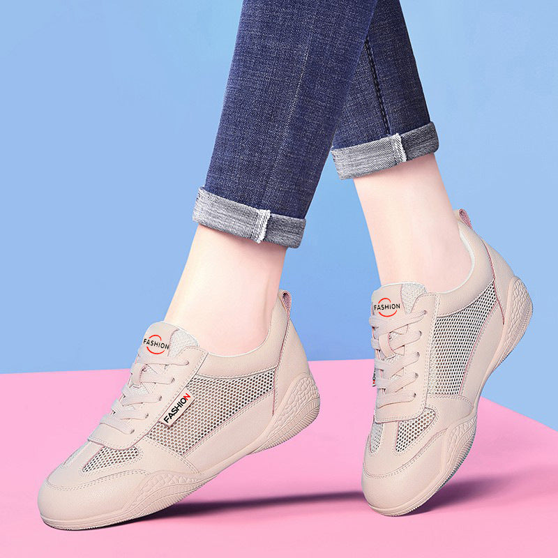 Women's Angel White Autumn Light Running Korean Sneakers