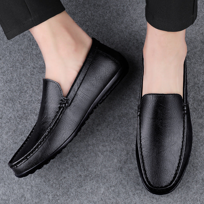 Men's Pedal Genuine Lazy Doug Feeling Soft Bottom Business Men's Casual Shoes