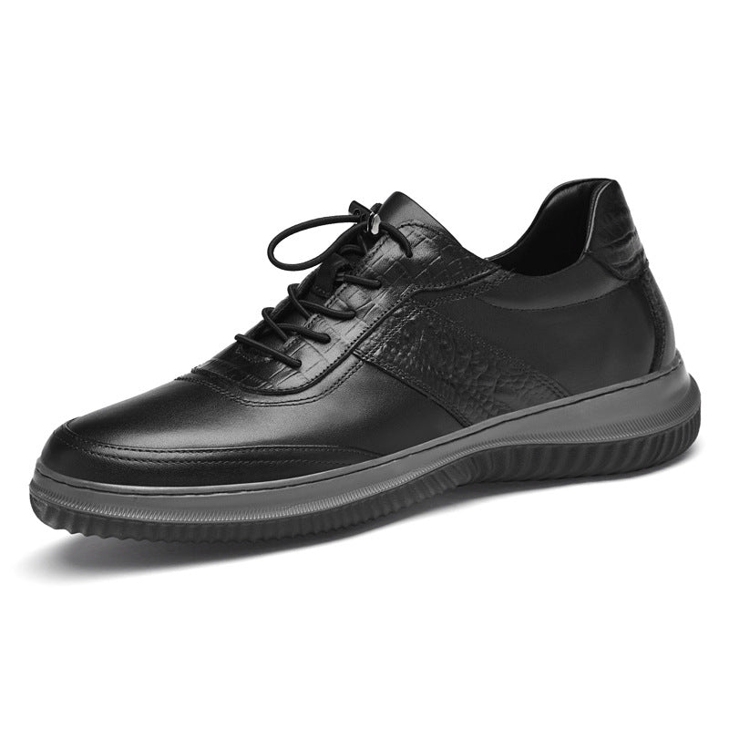 Men's First Layer Cowhide High-grade Comfortable Lightweight Indoor Men's Casual Leather Shoes