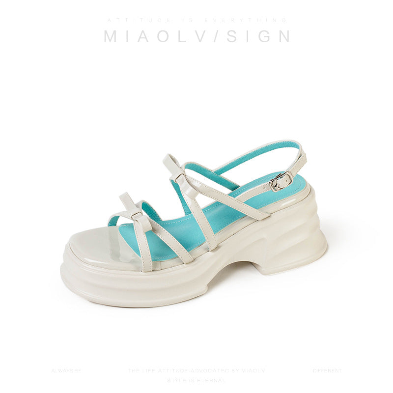 Women's Hot Butterfly Platform Summer Strap Retro Sandals