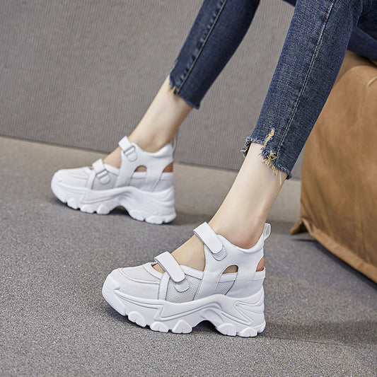 Women's Toe For Outdoors Height Increasing Insole Sandals