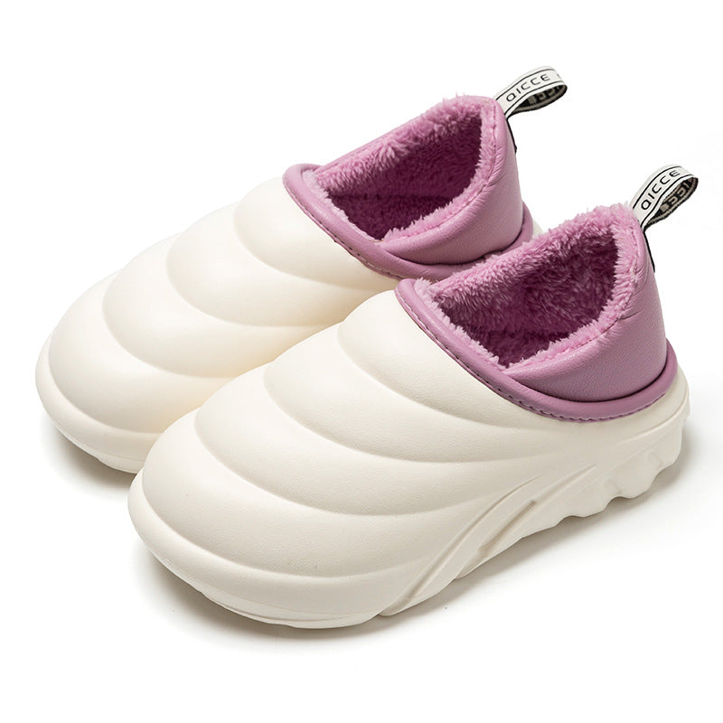 Home Platform Couple Increased Warm With Veet Women's Shoes