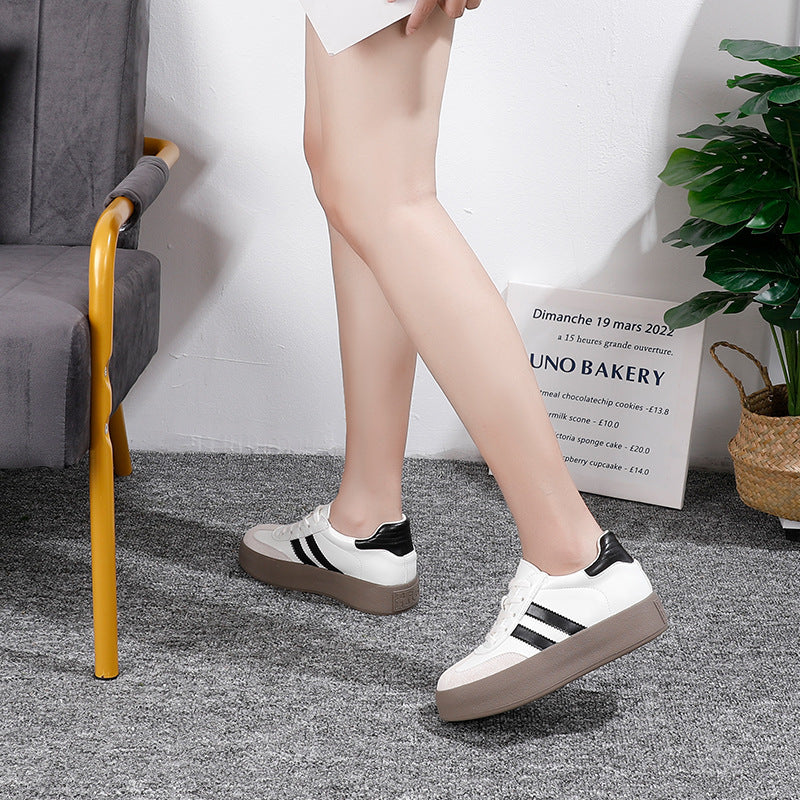 Women's Height Increasing Insole German Training Retro Women's Casual Shoes