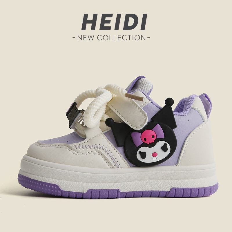 Children's Graceful Little Board Cute Cartoon Casual Shoes