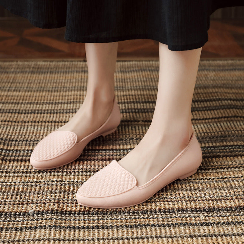 Women's Summer Flat Outer Wear Pumps Low Casual Shoes