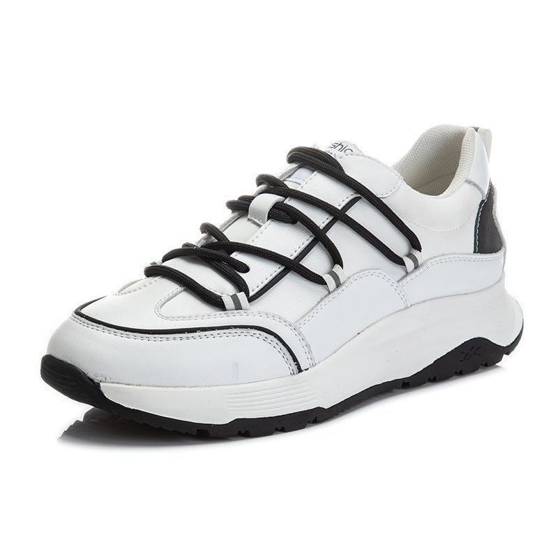 Women's Plus Size Dad Tide Genuine Flat Casual Shoes