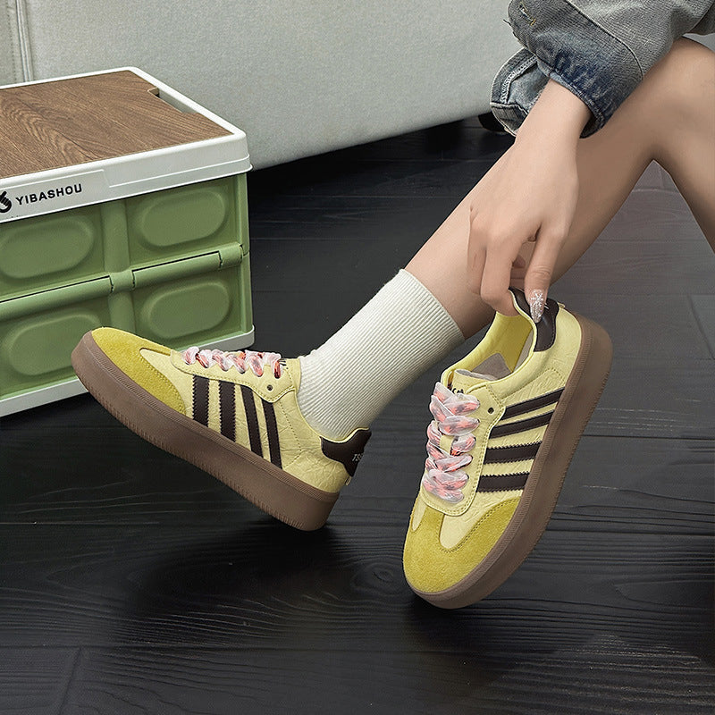 Women's European Goods German Training Spring Two-color Sneakers