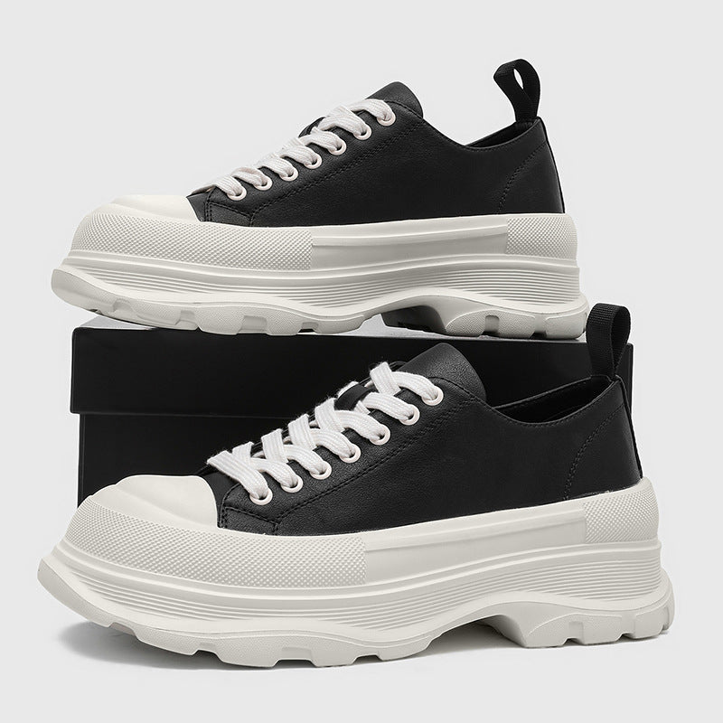 Men's Breathable Thin Muffin Fashion Versatile Platform Men's Shoes