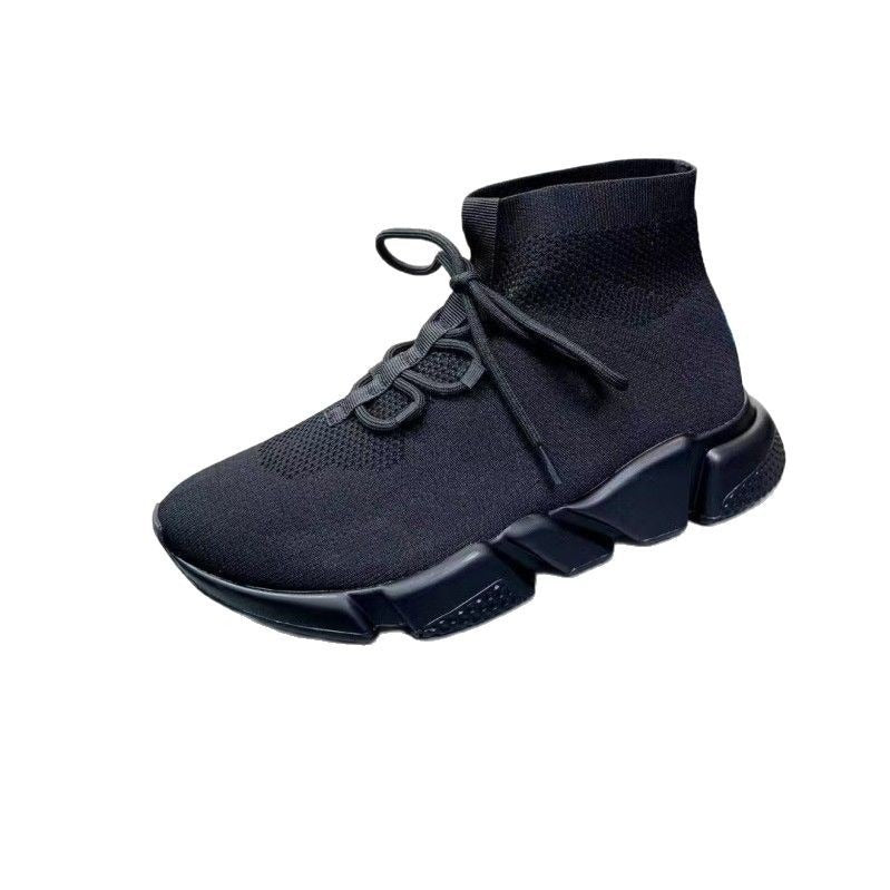 Women's Sock Stretch Knitted Platform Flat Women's Shoes