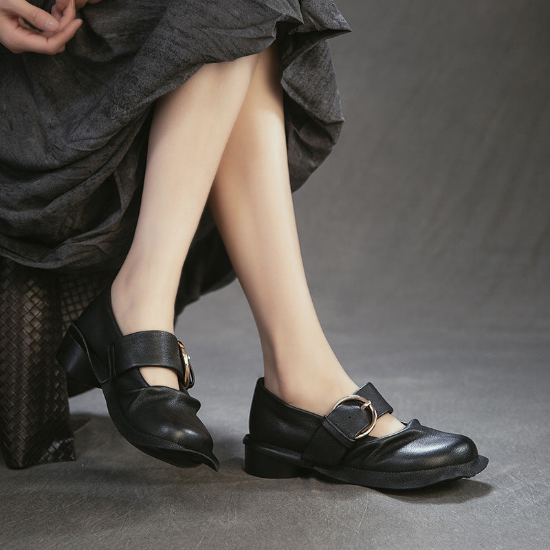 Women's Comfort Flat French Pumps First Layer Women's Casual Shoes