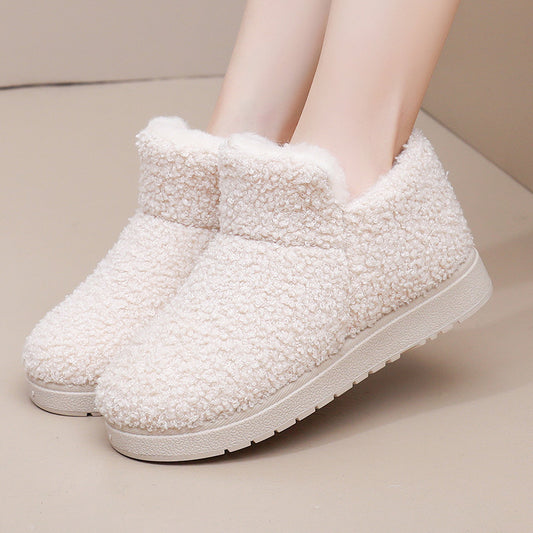 Women's Old Platform Ankle Wrap Cotton Outer Wear Women's Shoes