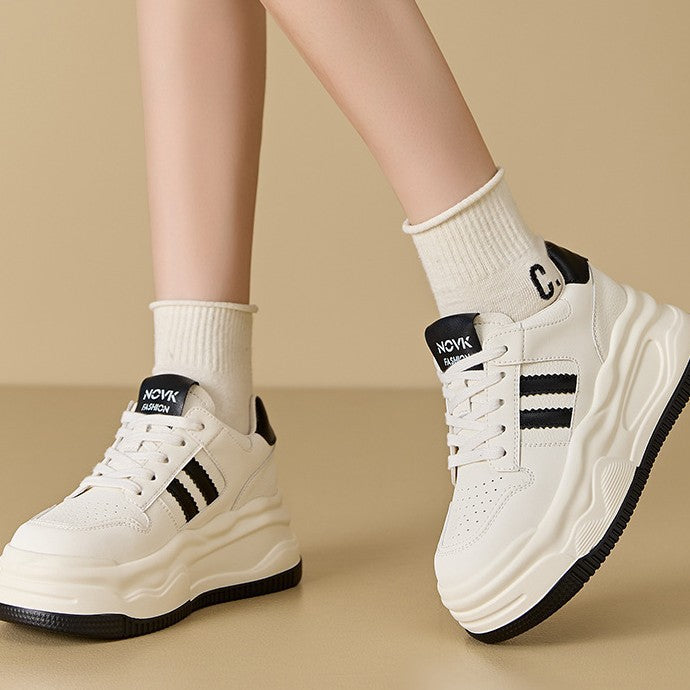 Women's Soft Bottom Not Tired Feet Thick Heightened Easy Women's Casual Shoes