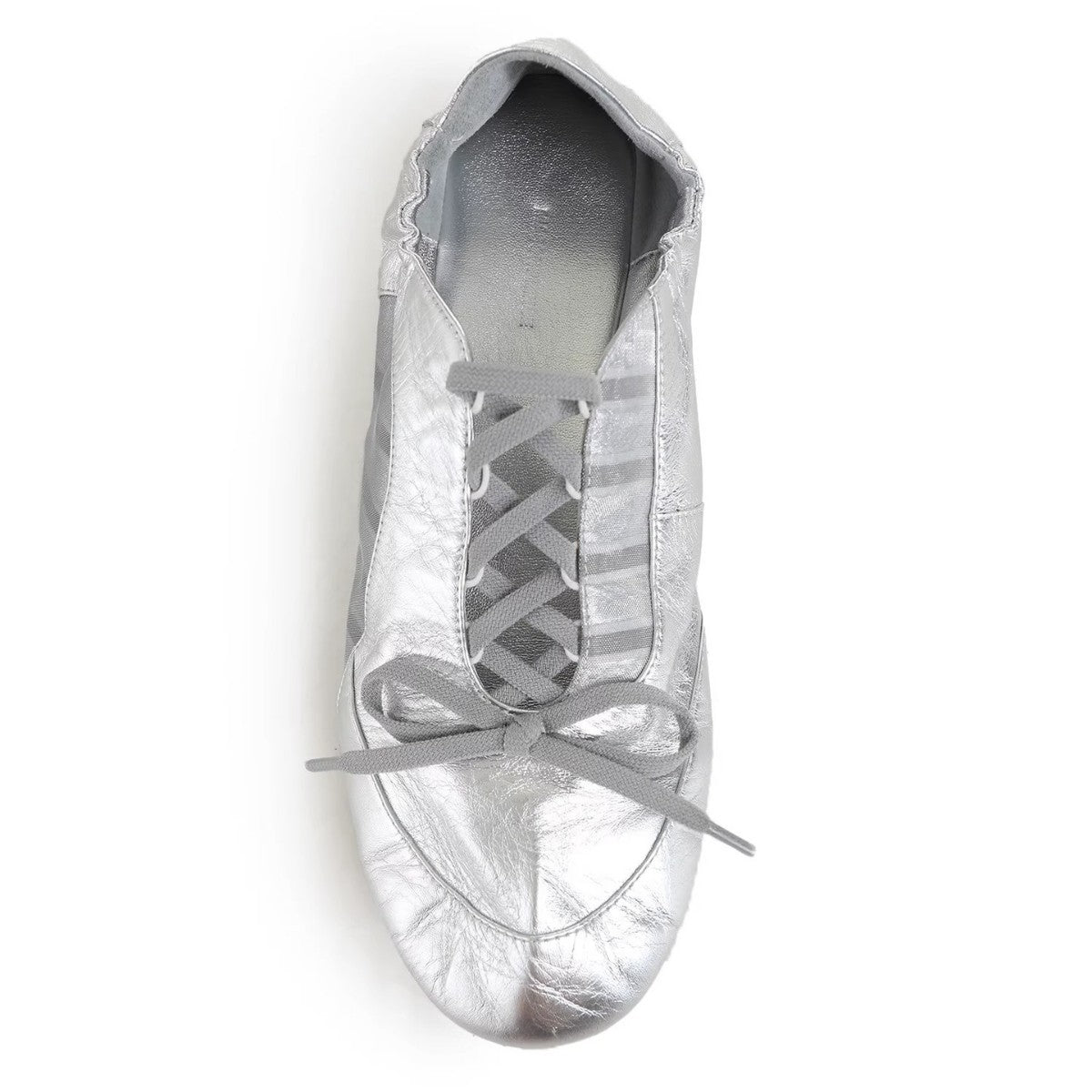 Women's Ballet Comfortable German Training Summer Bow Flat Stitching Lace Women's Casual Shoes