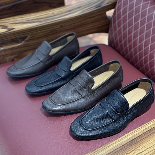 Men's Genuine Doug Summer Lightweight Slip-on Soft Leather Shoes