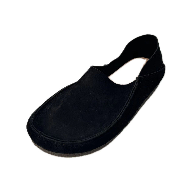 Women's Platinum Soft Bottom Retro Slip-on Socks Casual Shoes