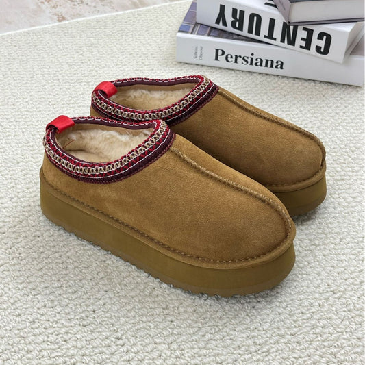 Ankle National Style Height Increasing Plus Women's Snow Boots
