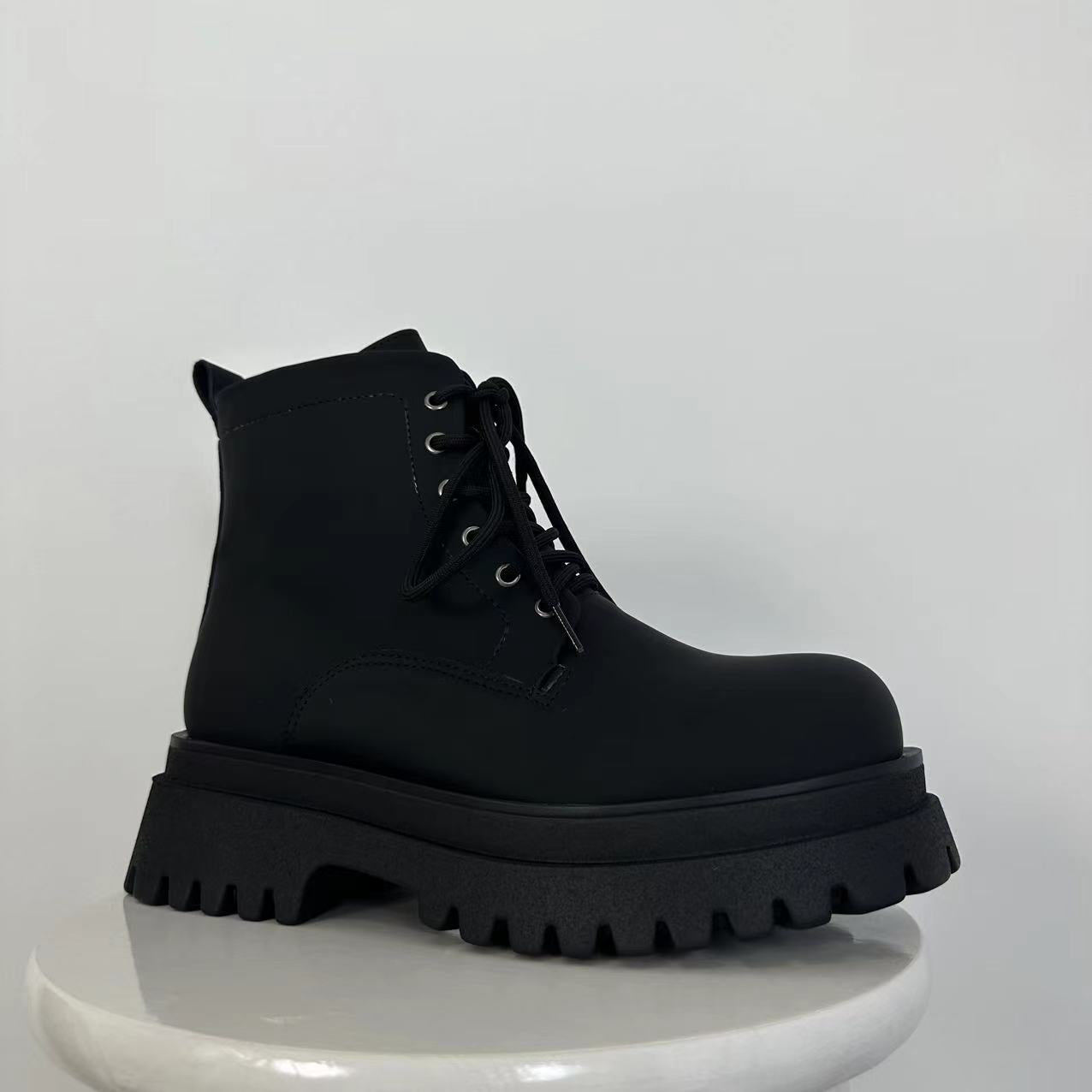 Women's & Men's Big Toe Ankle British Style Lace Boots