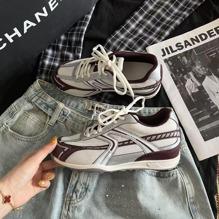 Women's Autumn Invisible Elevated Thick-soled Board German Women's Sports Shoes