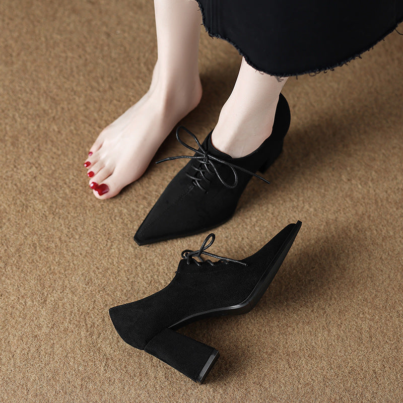 Women's Retro Pumps Spring Temperamental Minority High Women's Fashion Shoes