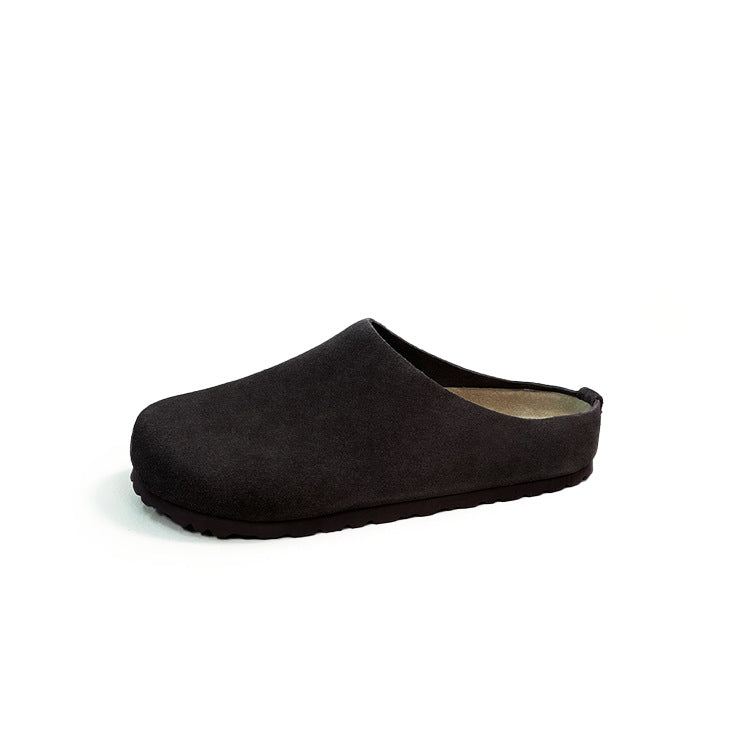 Women's Outer Wear Genuine Cork Arch Support Thick-soles Slippers