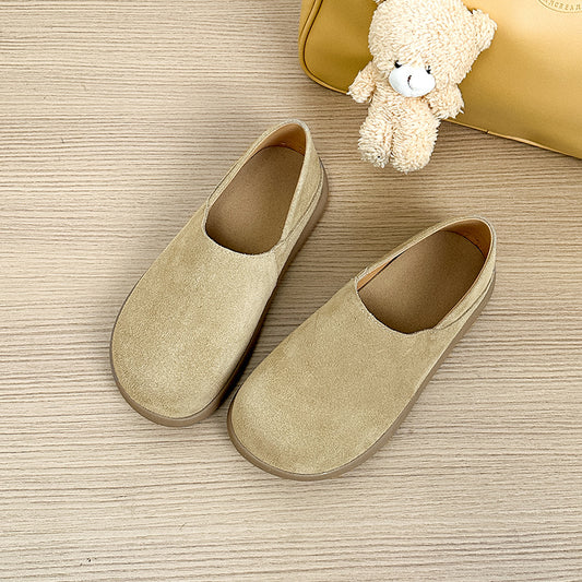 Women's Cap All-inclusive Single Lining Thick Bottom Casual Shoes