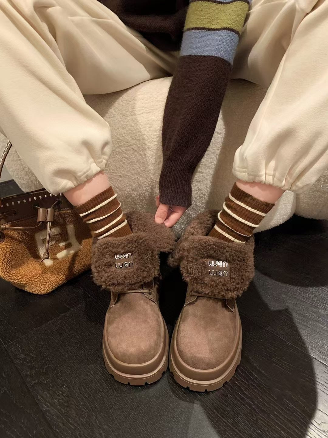 Women's Bottom Fleece-lined Warm Martin Winter Hot Women's Shoes