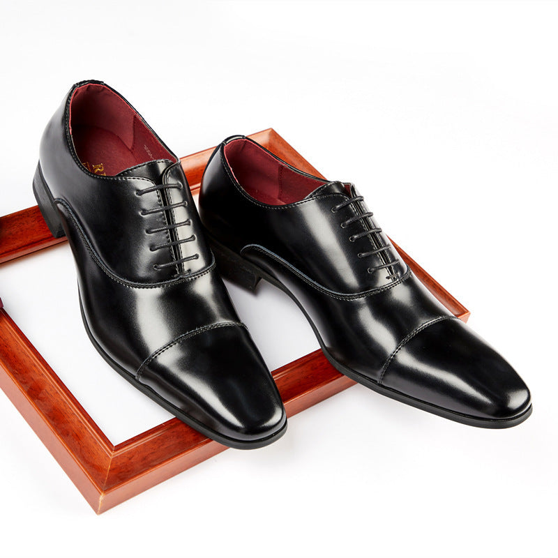 Men's Genuine Formal Wedding Oxford British Leather Shoes