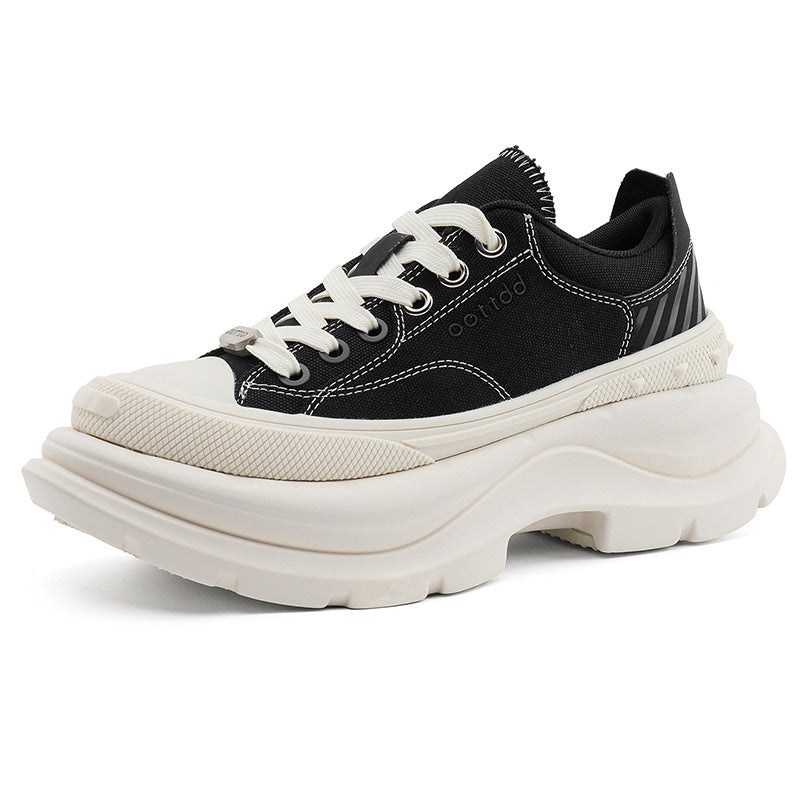 Women's & Men's Platform Height Increasing Autumn Versatile High Street Fashion Men's Shoes