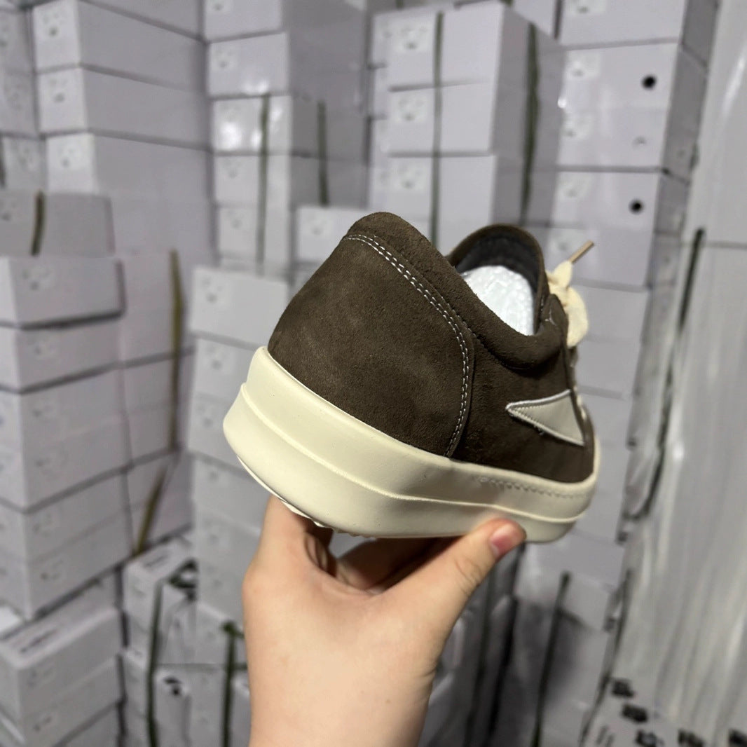 Men's American High Street Fashion Black Niche Sneakers