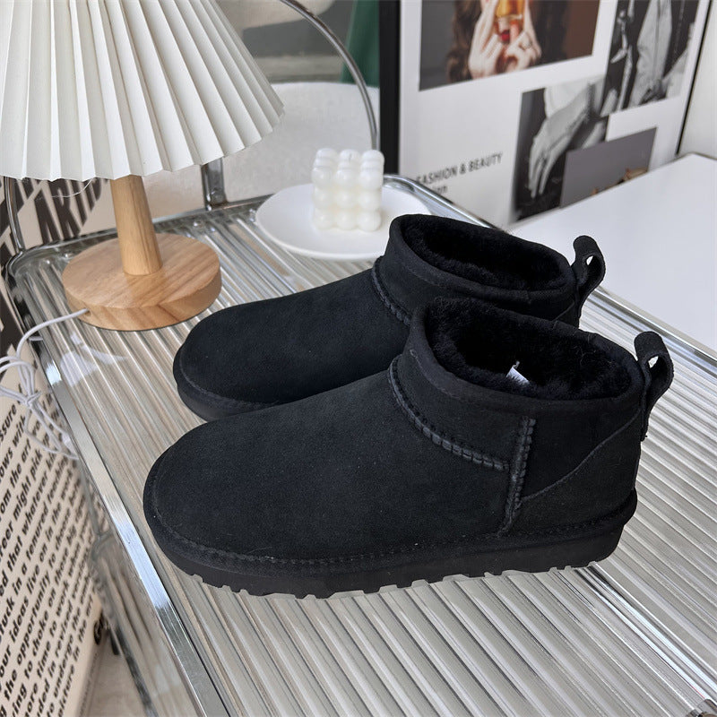 Women's Sheep Fur Integrated Winter Thickening Thermal Snow Boots