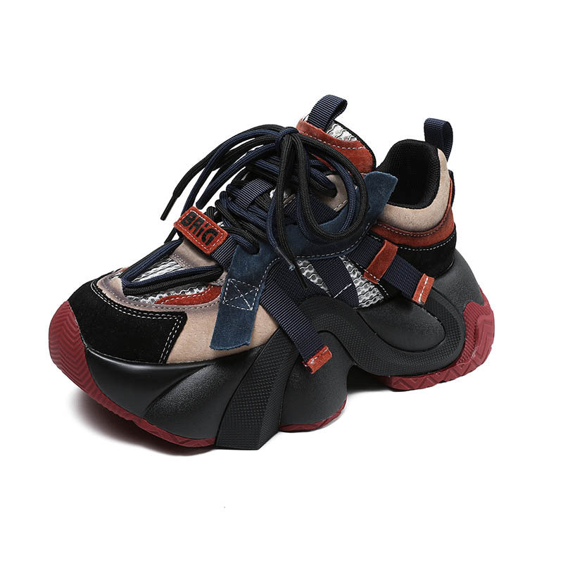 Women's Platform Fashion High Dad Retro Travel Women's Casual Shoes