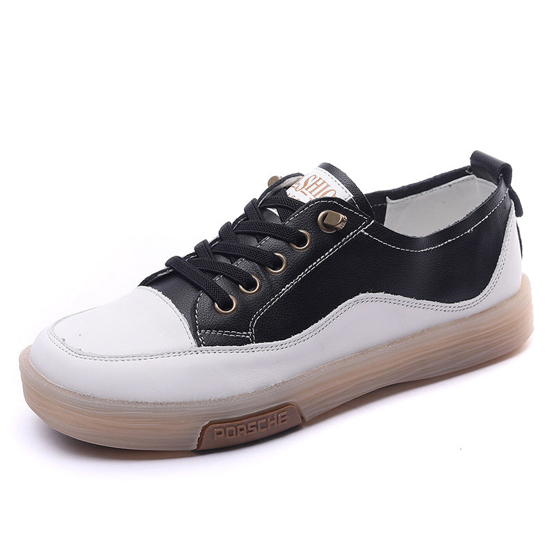 Genuine Soft Bottom Pumps Flat White Women's Casual Shoes