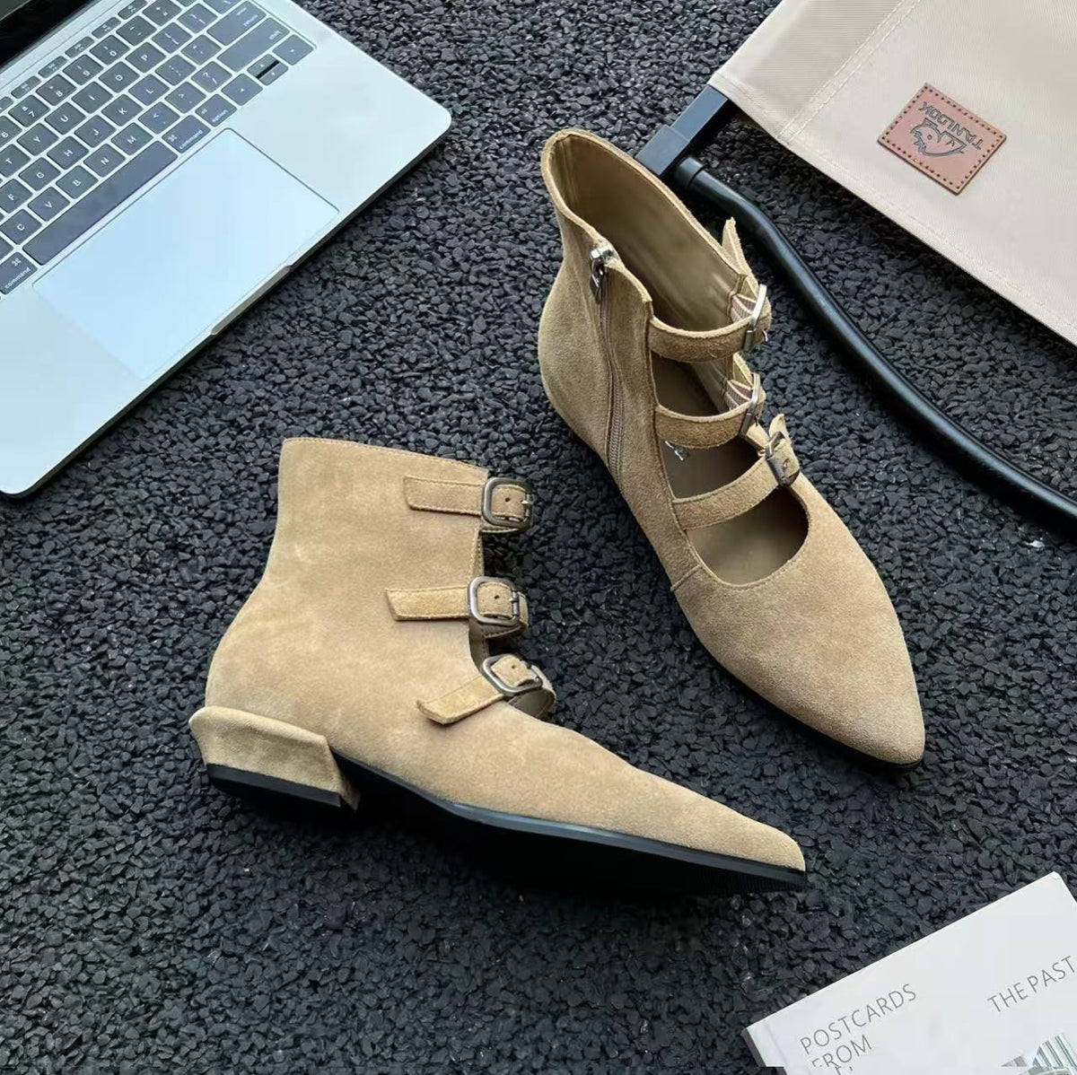 Women's Sheepskin Version Increased Nomadic Style Three Boots