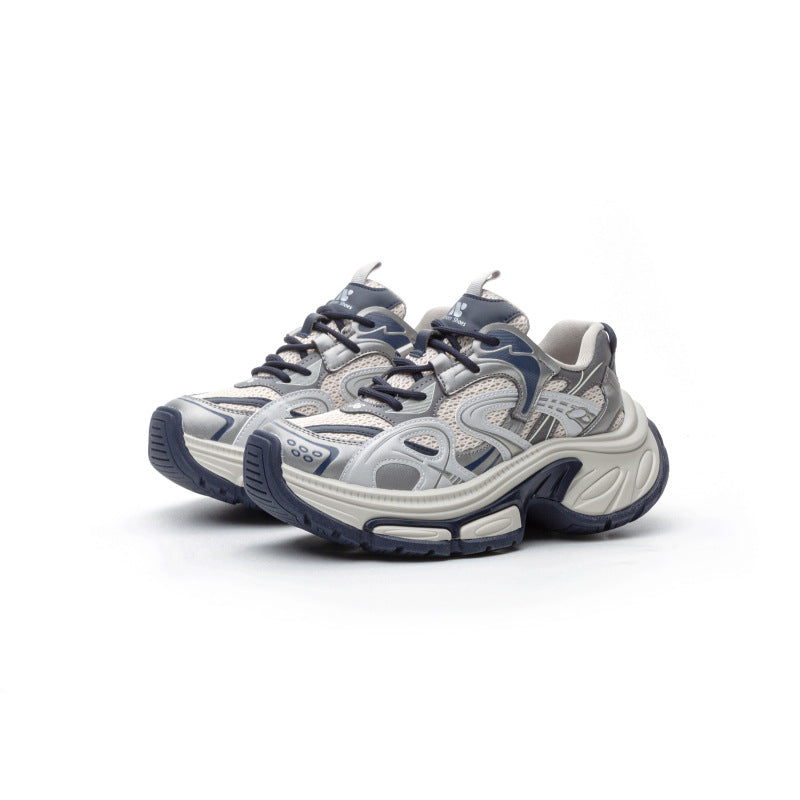 Women's Thick Bottom Elevator Wild Breathable Sports Sneakers