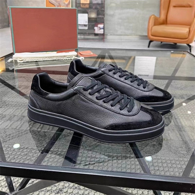 Men's Genuine Retro German Training Fashion Sports Breathable Suede Sneakers