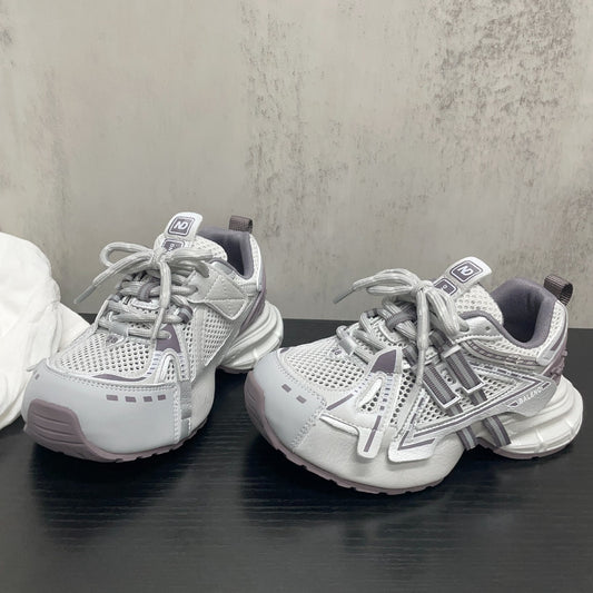 Decorative Splicing Korean Style Trendy Daddy Summer Boys Sneakers