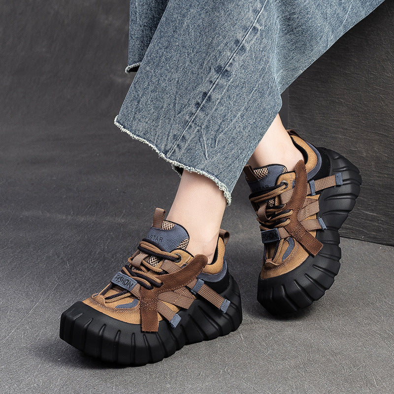 Women's Muffin Increased Fashion Clunky Trendy Fried Street Women's Casual Shoes