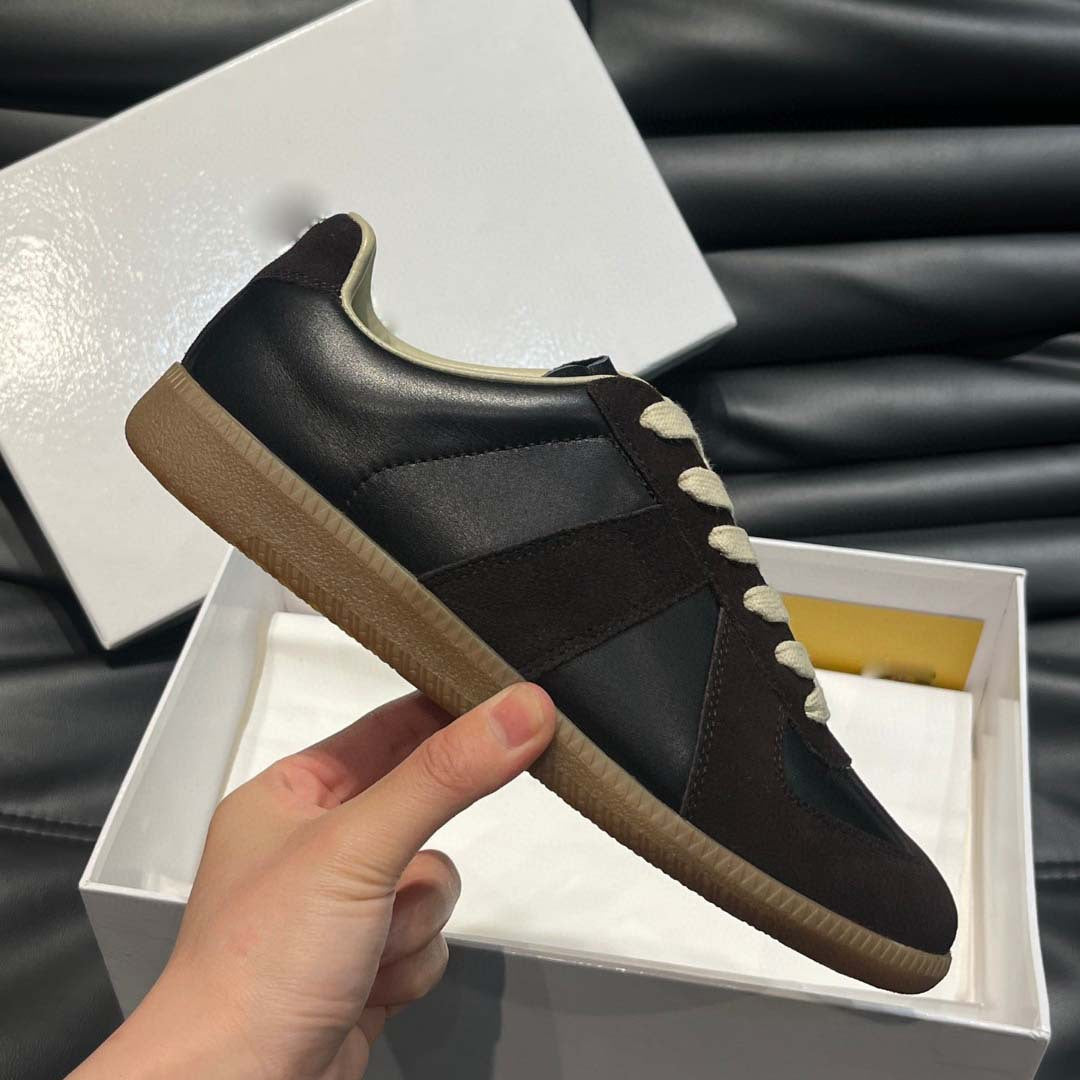 Women's & Men's German Training Flat Genuine Platform Lovers Men's Board Shoes