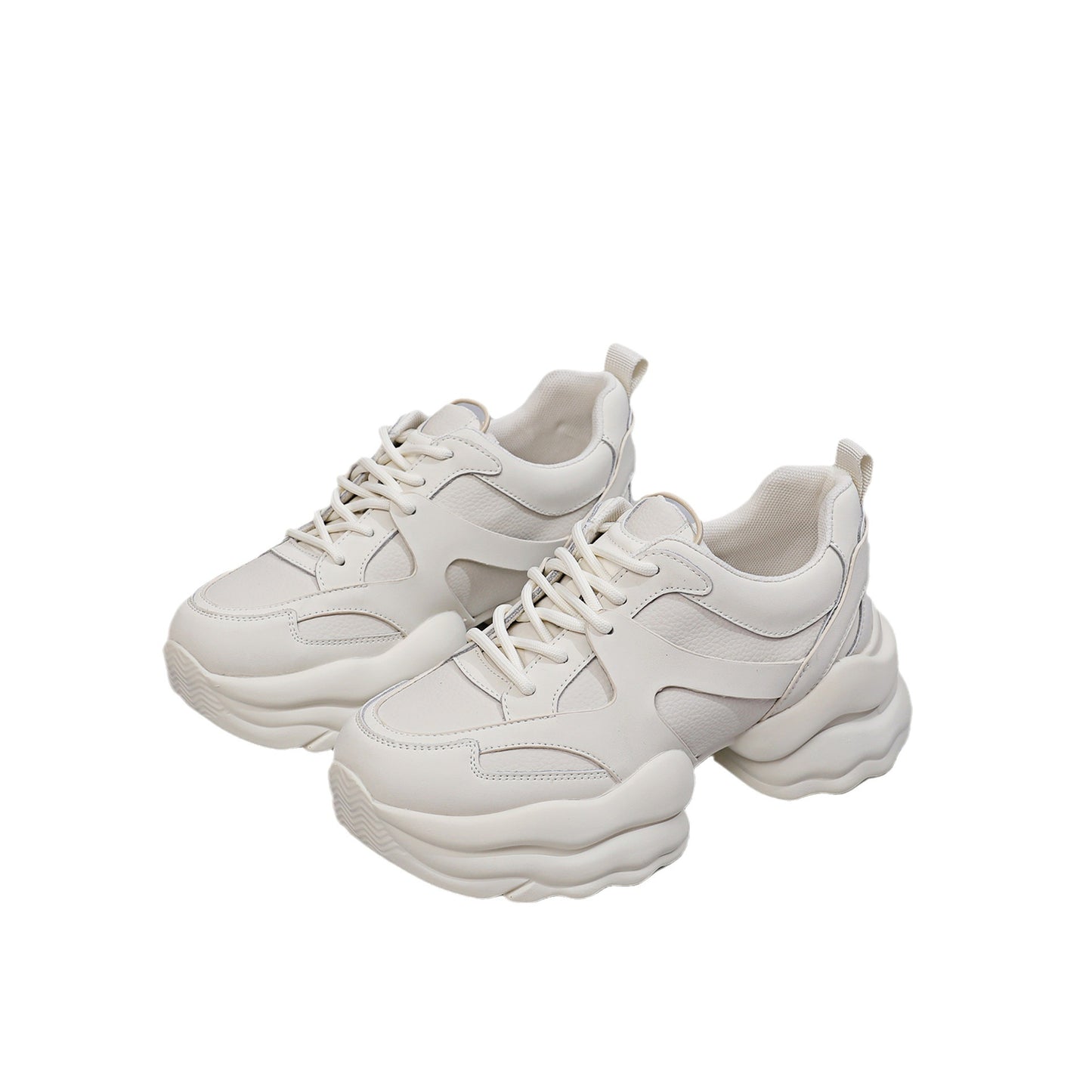 Women's Lu Dad Thick Bottom Breathable Sneakers