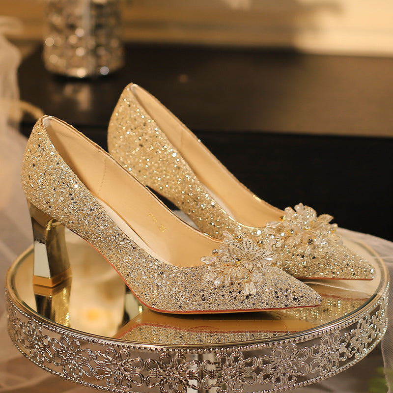 Plus Size Commuter Pointed French Stiletto Women's Shoes