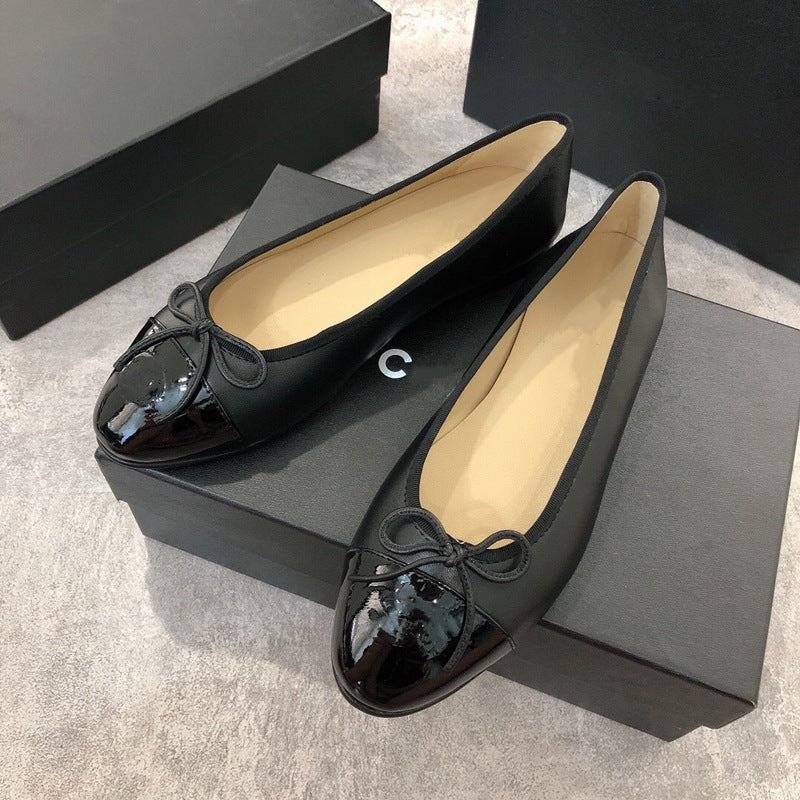 Women's Style Flat Pumps Low-cut Comfortable Round Women's Casual Shoes