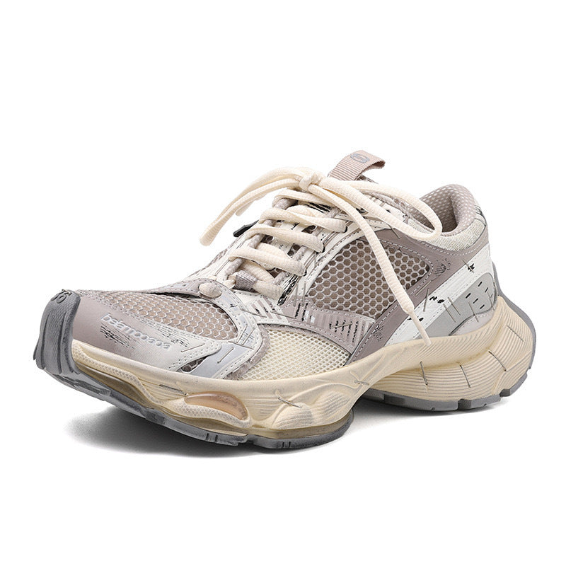 Women's & Men's Stapler Dad Autumn Couple Thick Bottom Elevator Wild Sneakers